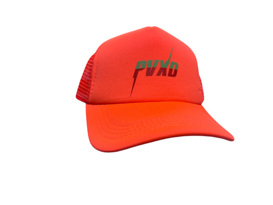 Orange Gucci Print Trucker