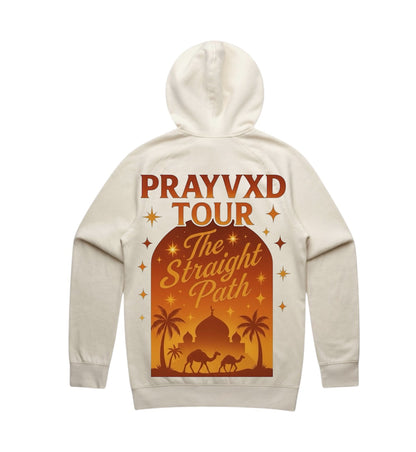 PRAYVXD Orange "Straight Path" Tour Hoodie